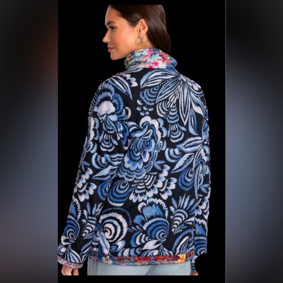 RARE! JOHNNY WAS Women’s JOAN ZIP SHERPA JACKET! - Picture 2 of 5